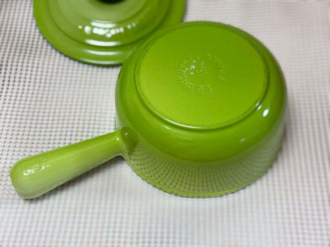 ル・クルーゼ　ソースパン　16cm フルーツグリーン