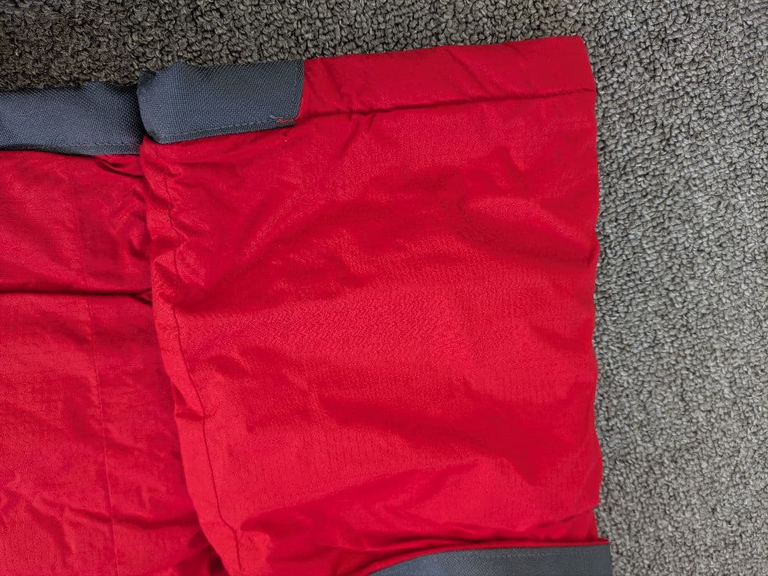 Columbia フード付きジャケット レッド/グレー