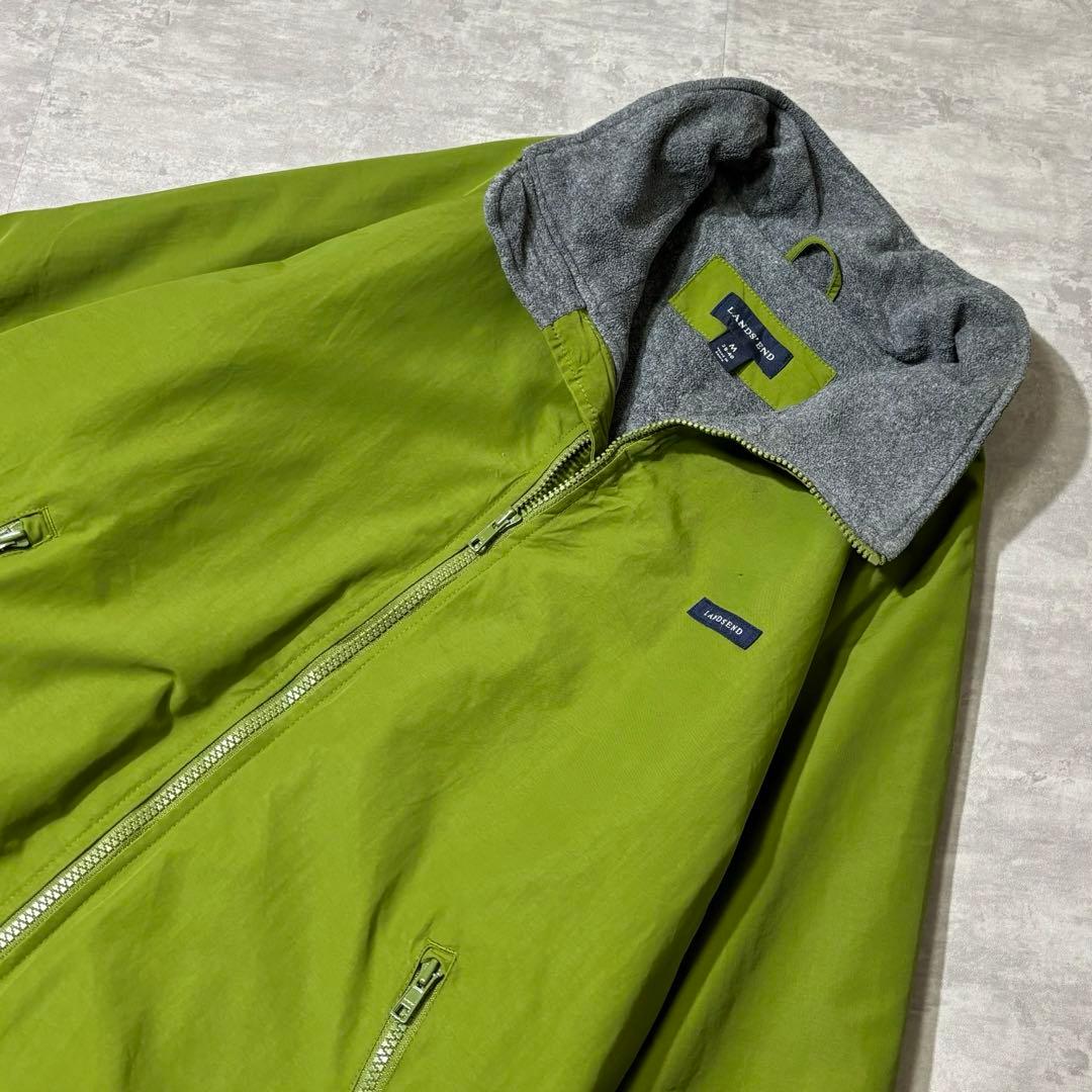 00s LANDS'END ナイロン ウォームアップ スコール ジャケット
