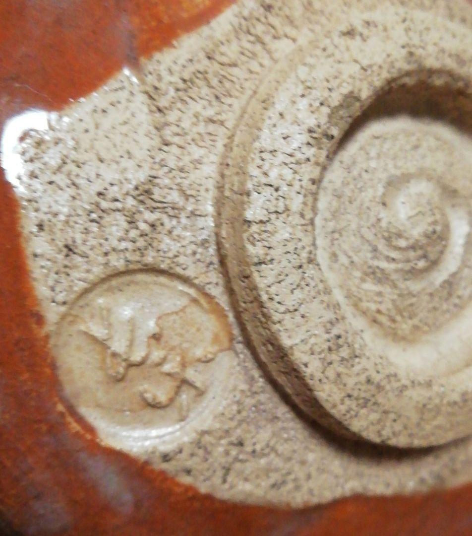 小川長楽作　楽焼　赤楽　茶碗　共箱　茶道具