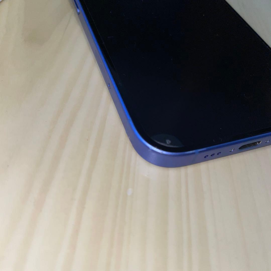 iPhone16 256GB SIMフリー ウルトラマリン ジャンク 背面割れ