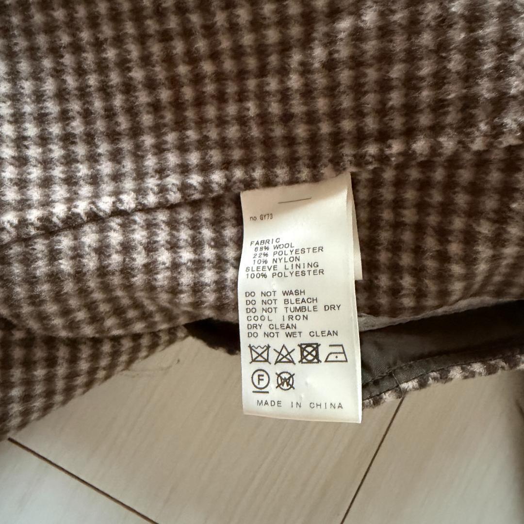 美品✨スローブイエナ　HAMILTONダブルフェイスウールショートコクーンコート