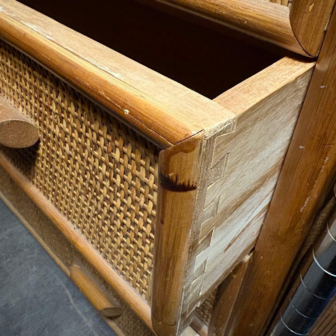 ラタン　チェスト　特大サイズ