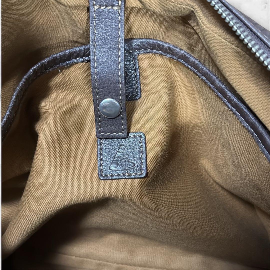 土屋鞄 メッセンジャーバッグ 肩掛け レザー キャメル フラップ ステッチ