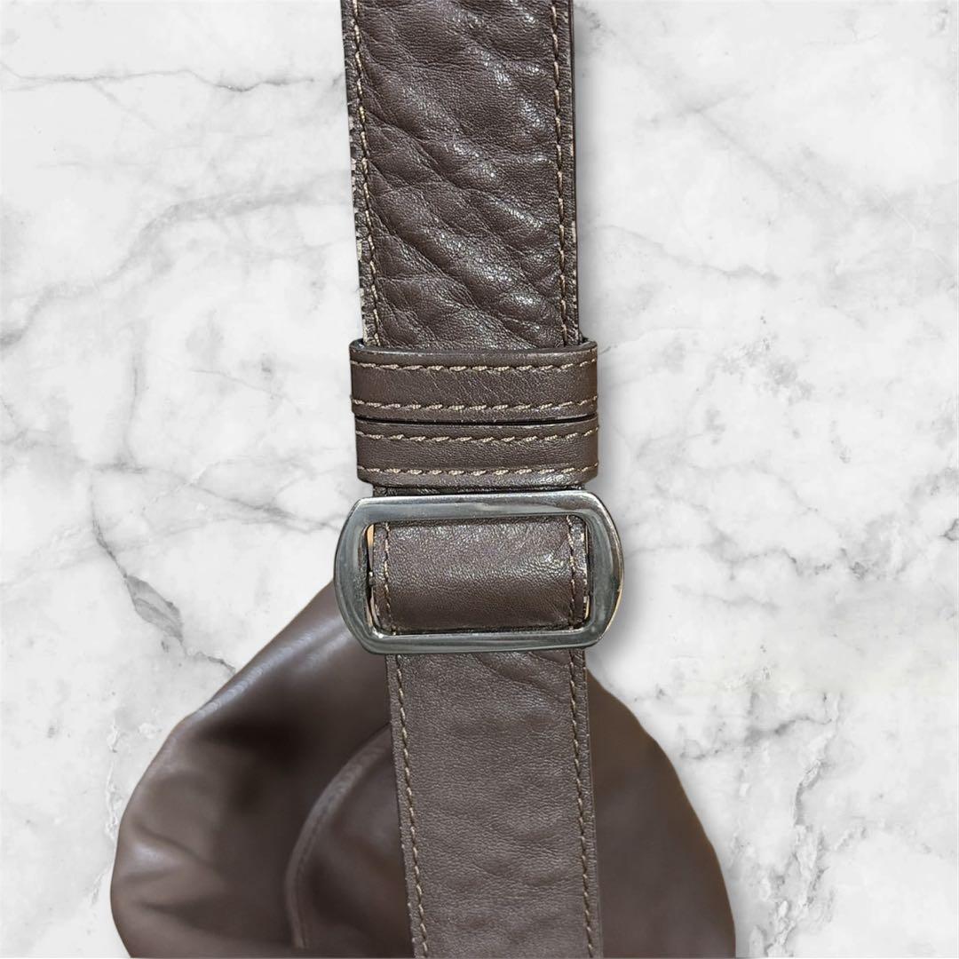 土屋鞄 メッセンジャーバッグ 肩掛け レザー キャメル フラップ ステッチ