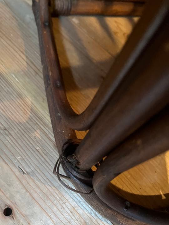 籐 ラタン ドレッサー 鏡台 インテリア 昭和レトロ 椅子