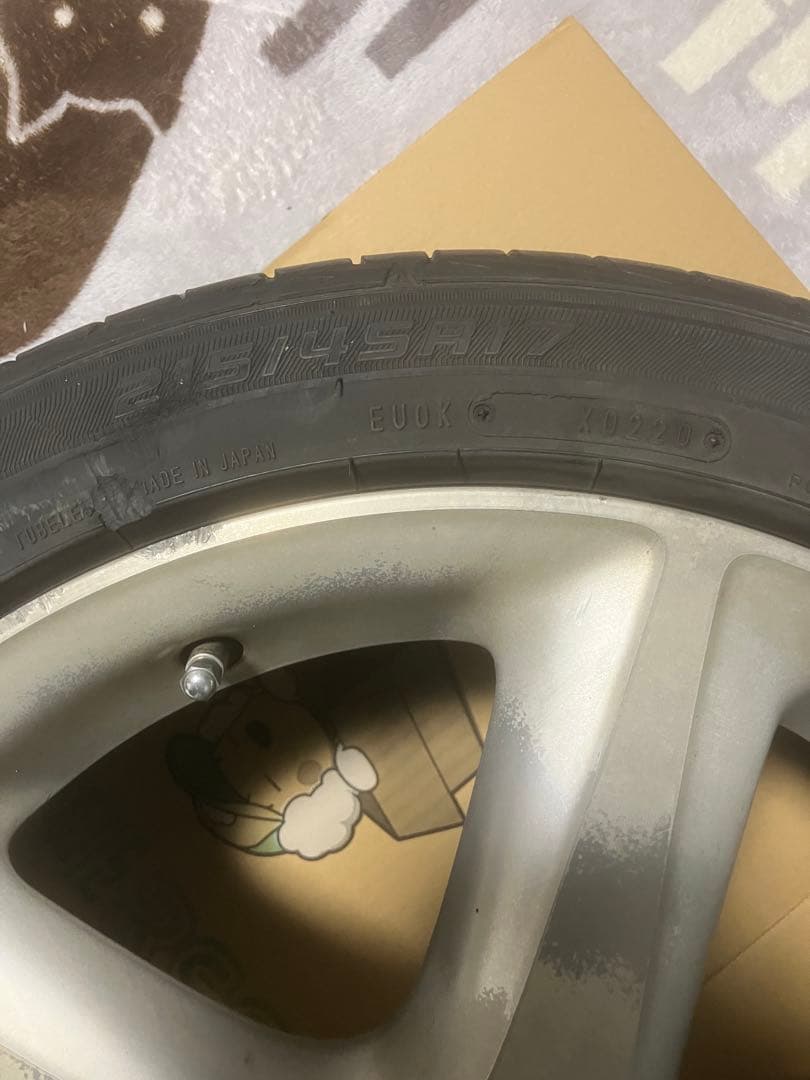 トヨタ純正ホイールタイヤ4組セット　215/45R17 夏タイヤ