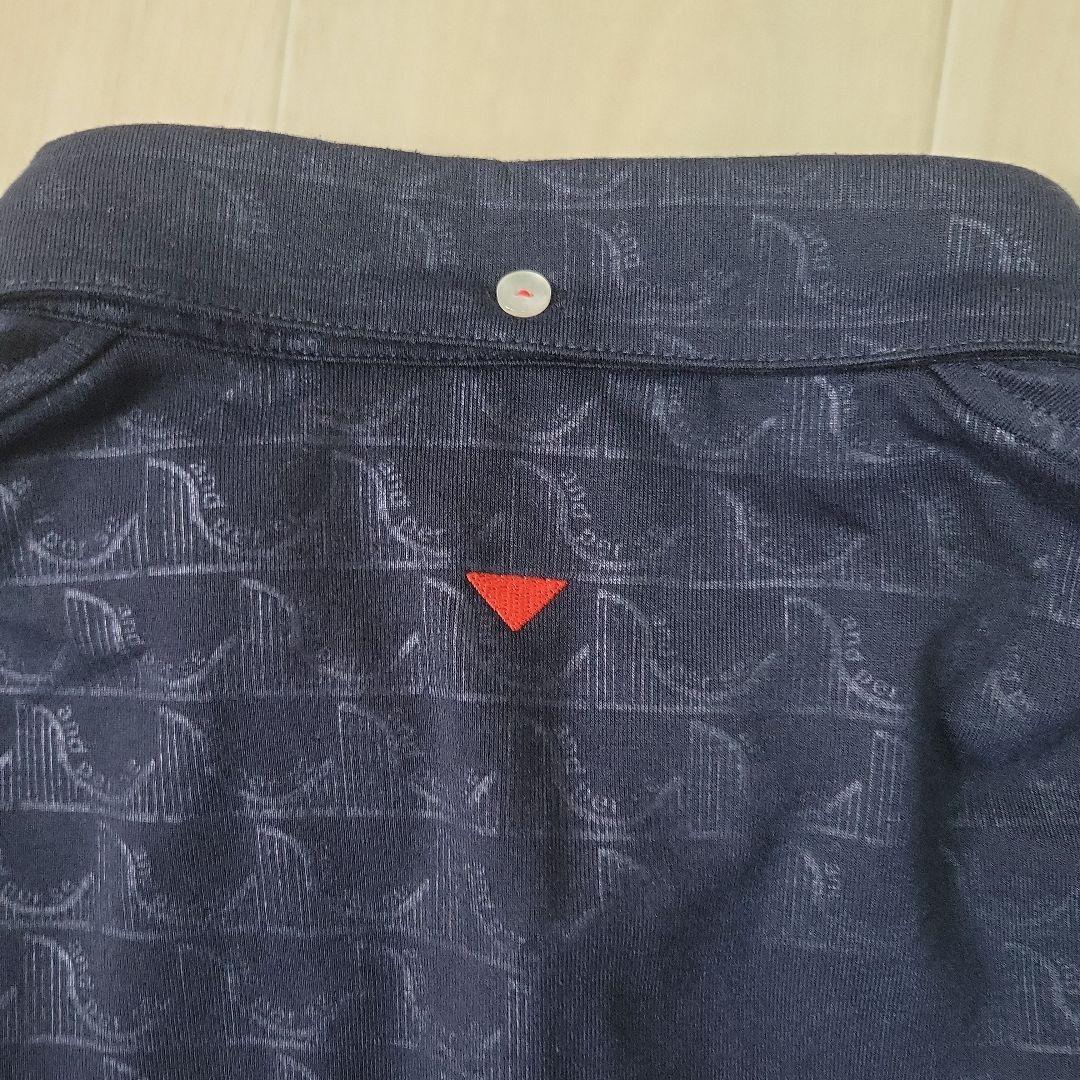 美品　and per se ネイビー 長袖ポロシャツ　LLサイズ　メンズ