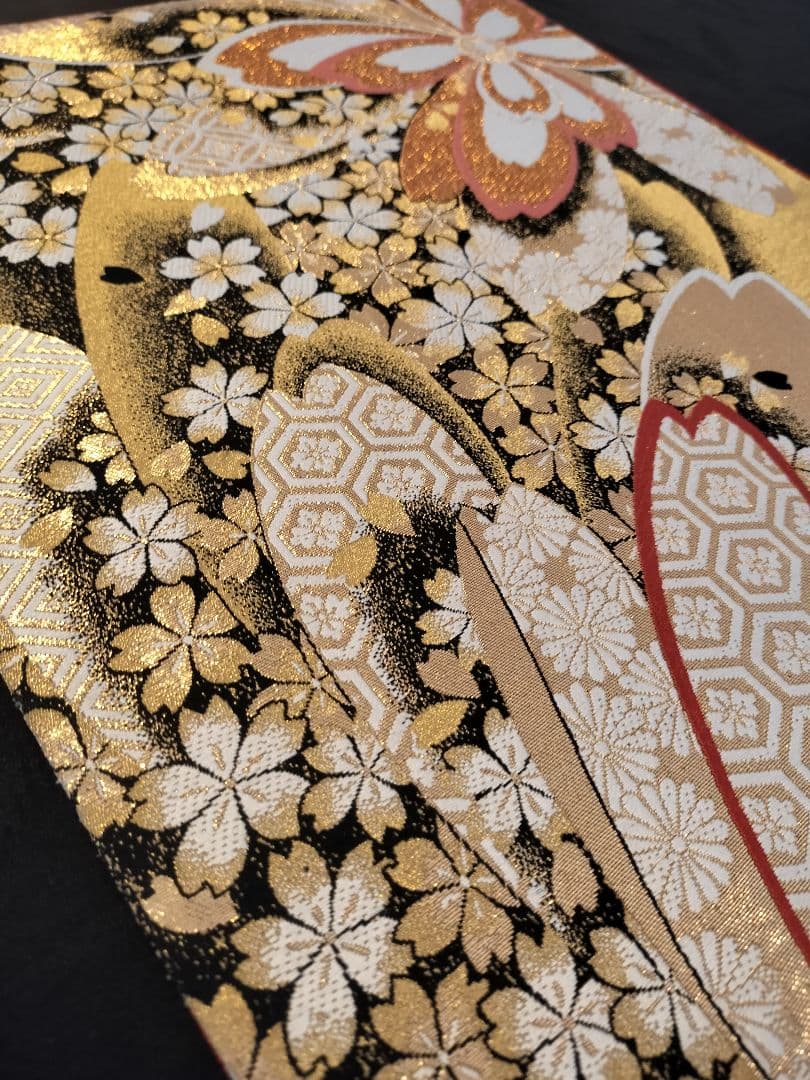 とのちゃんのママA728高級‼️ひな祭り‼️袋帯テーブルランナー2m