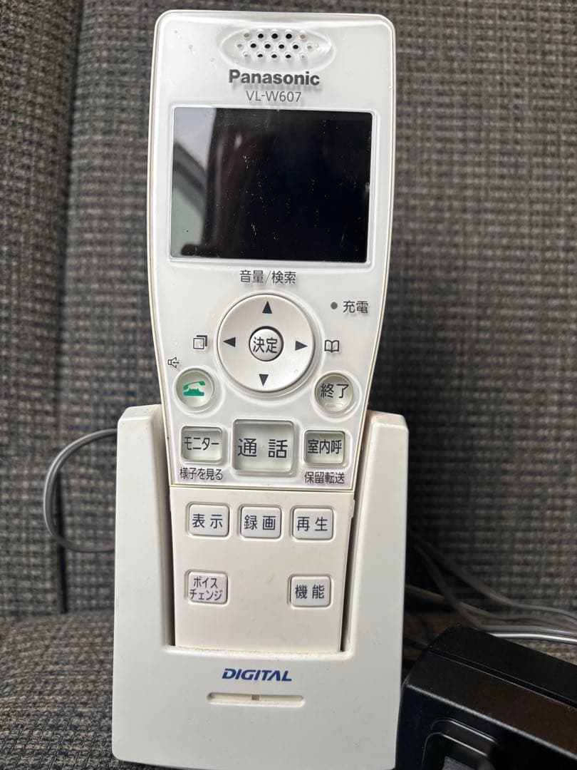 Panasonic VL-W607 ドアホン子機　充電器付