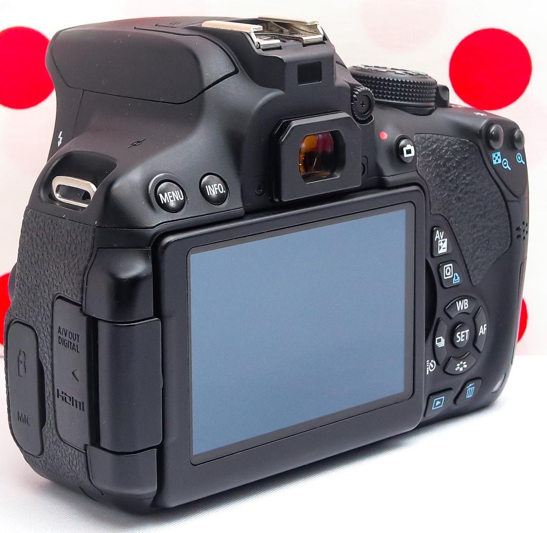 美品 Canon kiss x7i❤スマホ転送できる❤自撮り可能❤高画質一眼レフ