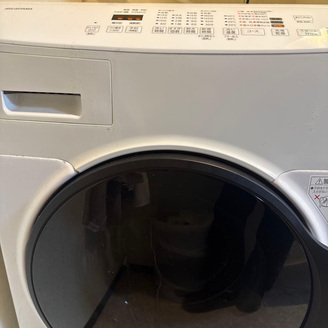 ドラム式洗濯機　アイリスオーヤマ　cdk842-w 8kg