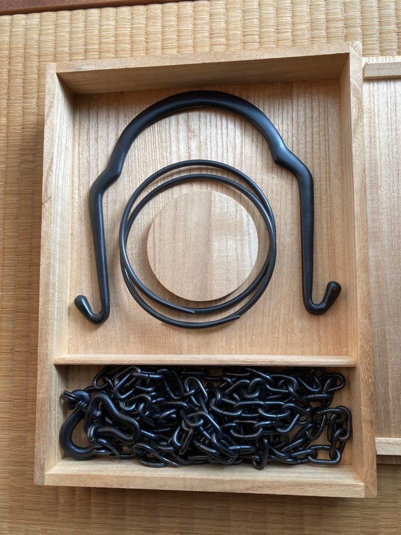 鎖道具セット 木製箱入り