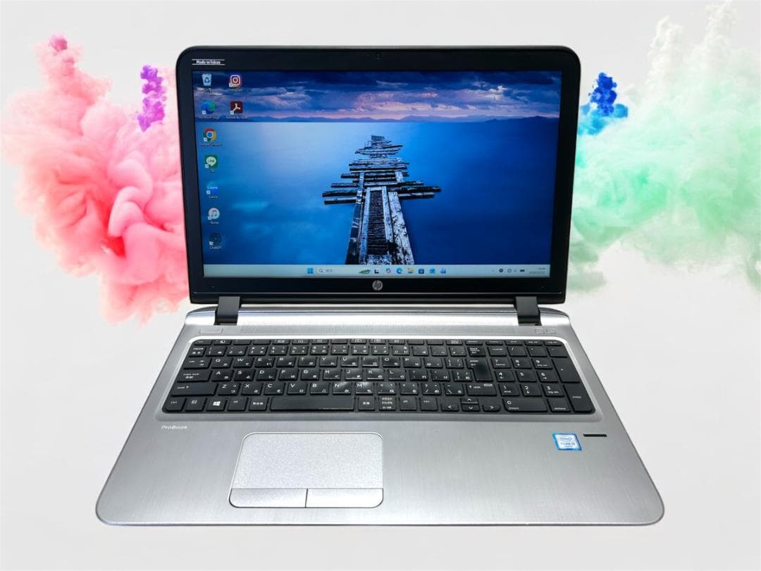 【保証付】HP ProBook 450 G3 i5 4GB SSD 新品換装済