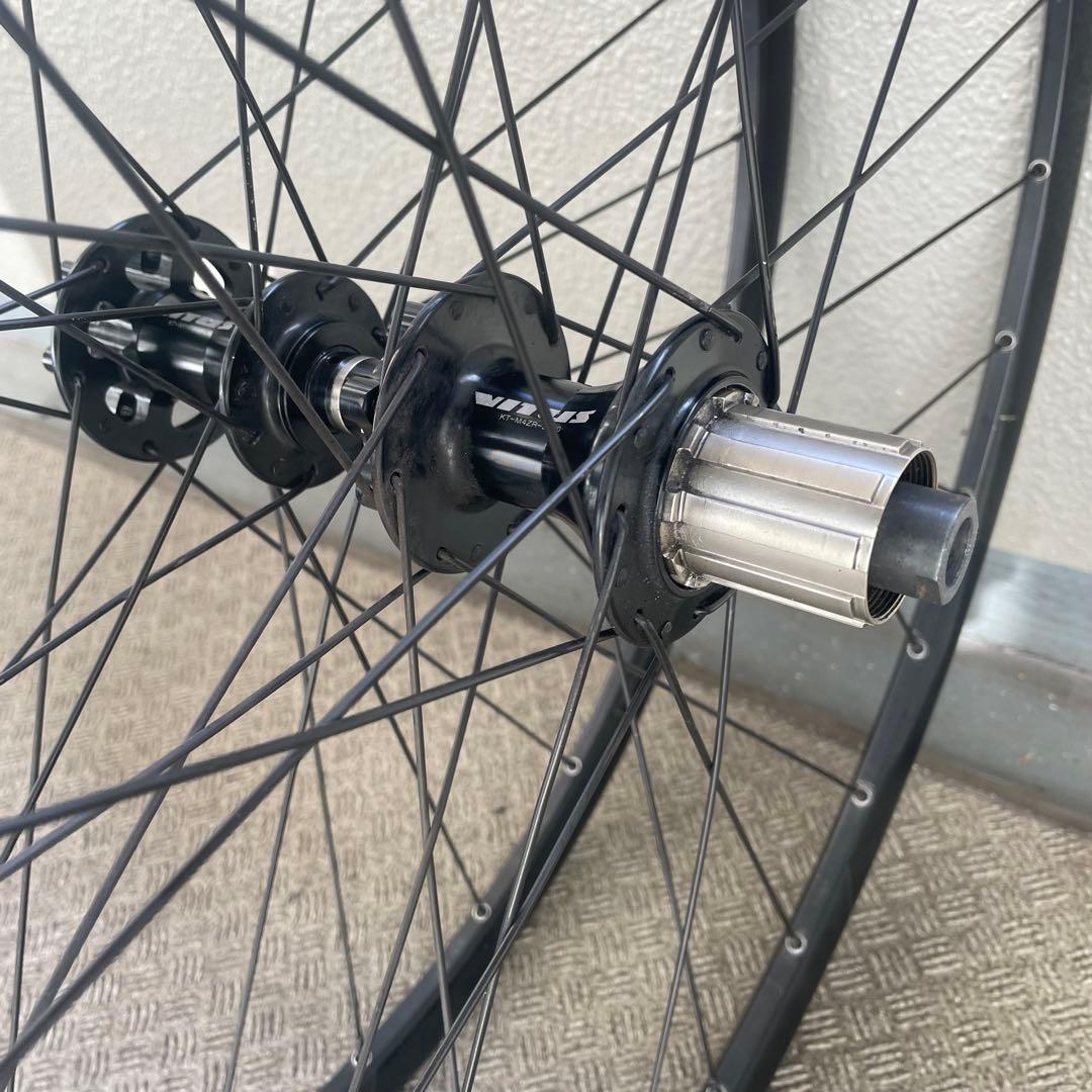 VITUS ホイール前後セット 700Cスルーアクスル ディスクブレーキ用