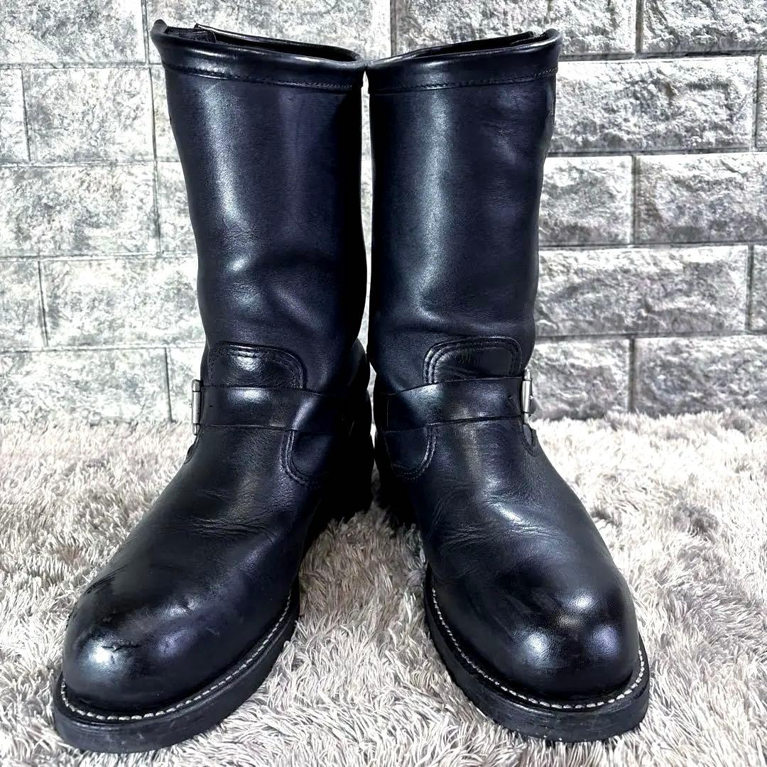 チペワ 1901M87 廃番 エンジニアブーツ USA製 黒タグ ブラック