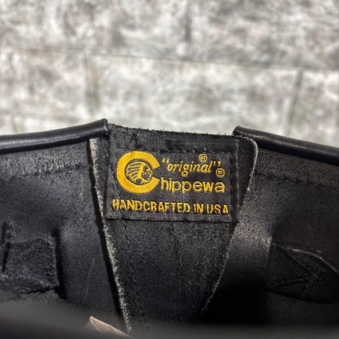 チペワ 1901M87 廃番 エンジニアブーツ USA製 黒タグ ブラック