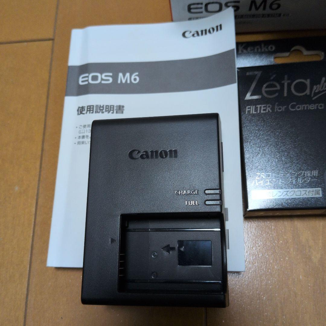 Canon EOS M6 本体 + レンズ2本 + フィルター