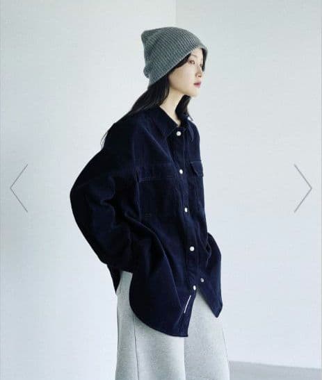 【今季新品★人気完売】レプシィム コーデュロイBIGシャツ