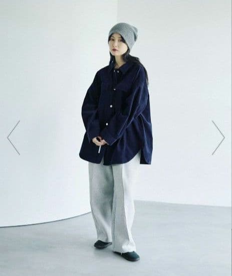 【今季新品★人気完売】レプシィム コーデュロイBIGシャツ