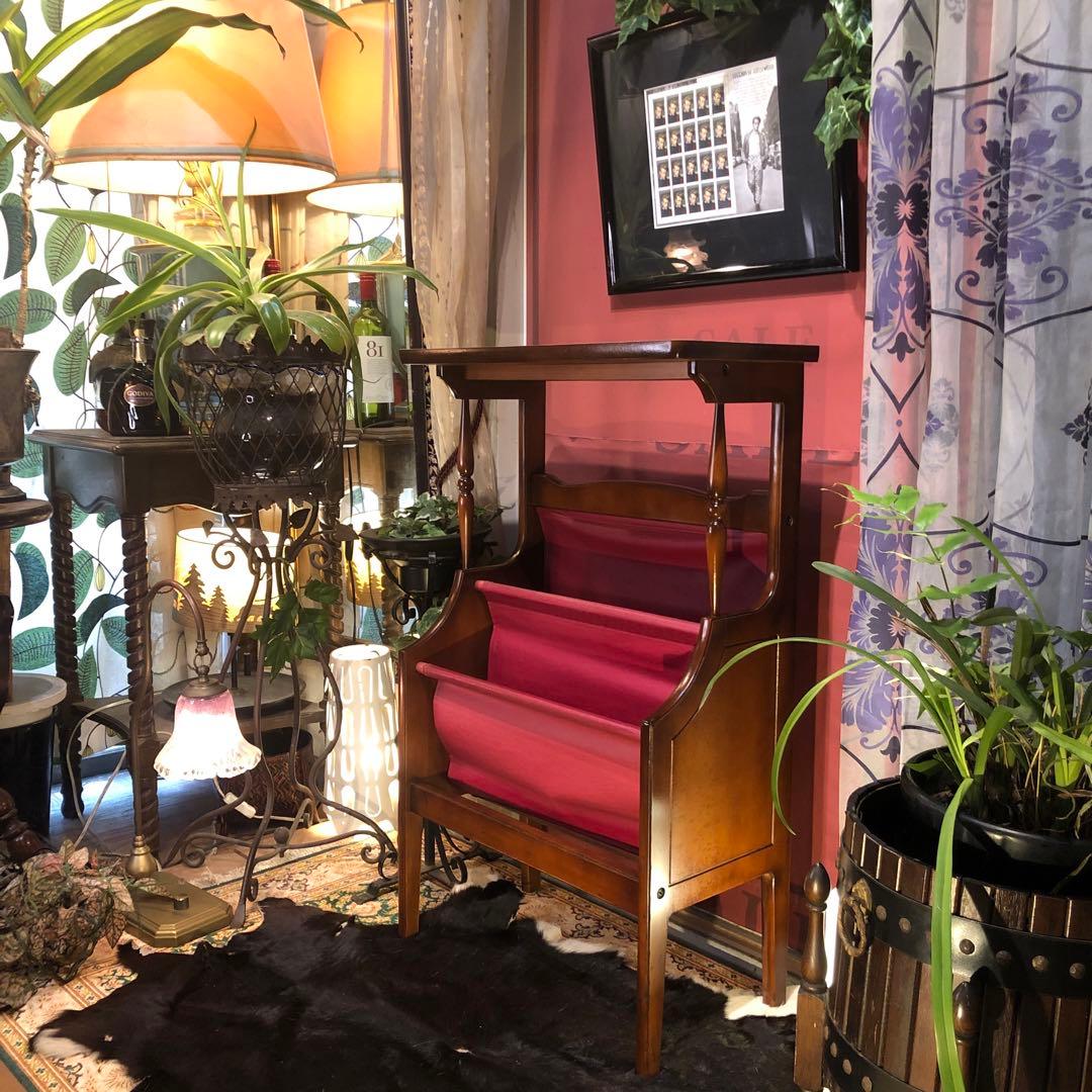 70’s ヴィンテージ スピンドルポスト　ラック　サイドテーブル クラシック