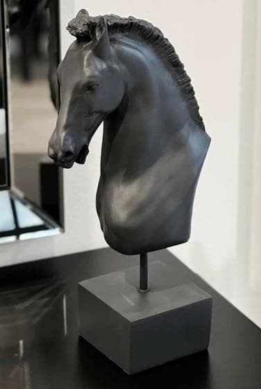 馬 置物 オブジェ 馬頭 アンティーク ビンテージ クラシック AC-157