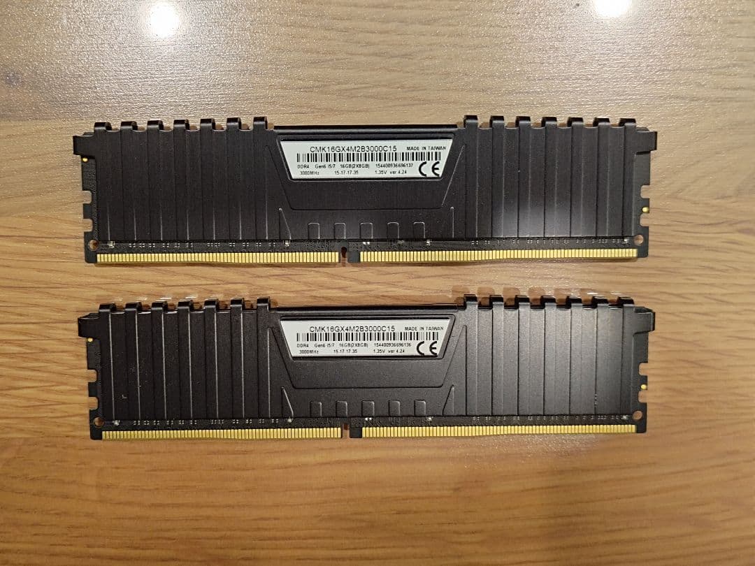 Corsair DDR4 メモリ 8GB 2枚 16GB 3000MHz