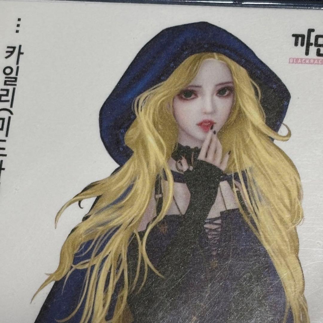 バラ売り可★【BU52海外ステッカー】黒いたぬき様　女の子　人物ステッカー