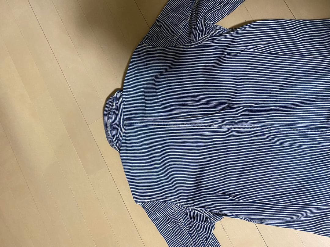 ストライプ 長袖 つなぎ