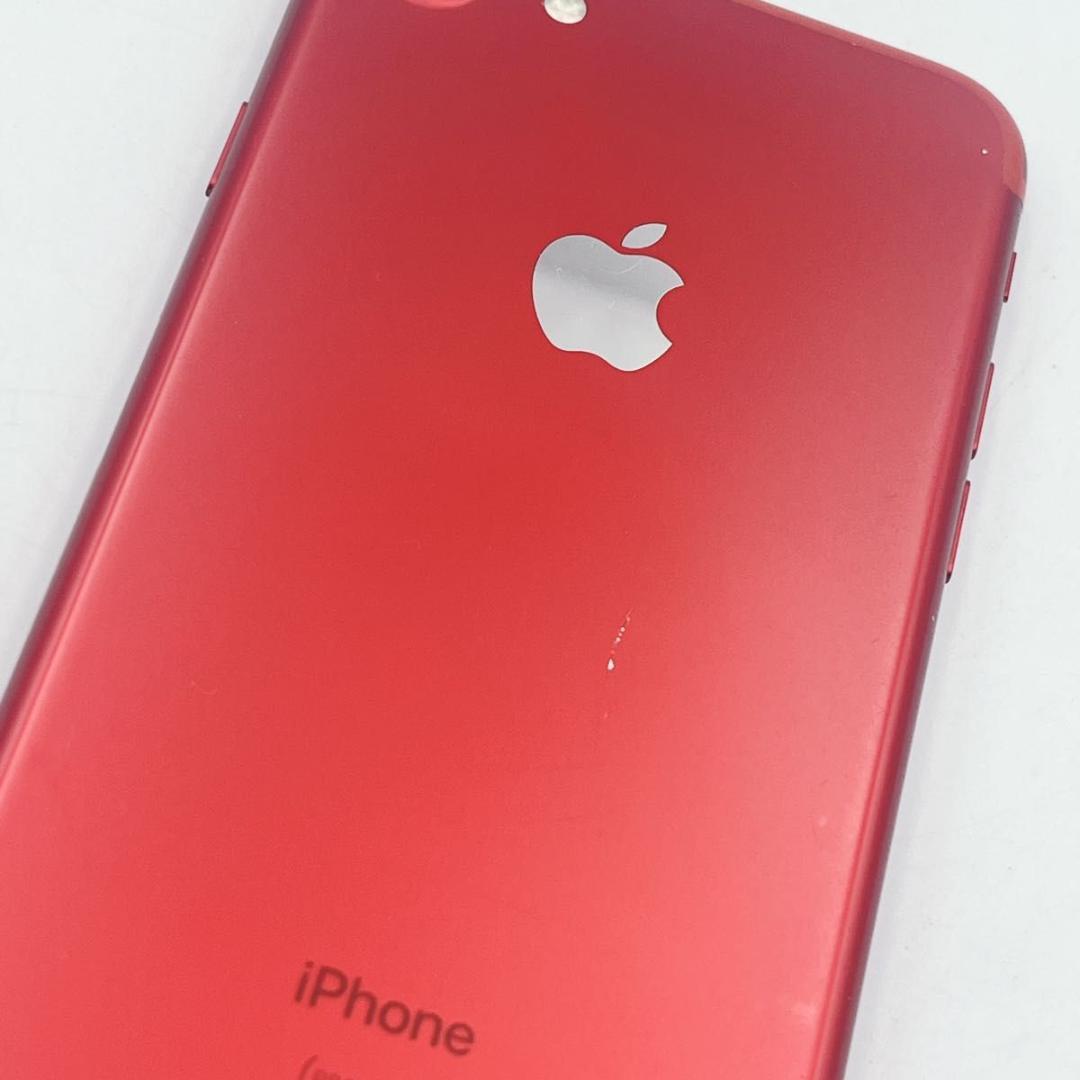 【美品】Appleアップル iPhone7 SIMフリー 128GB 赤 箱付き