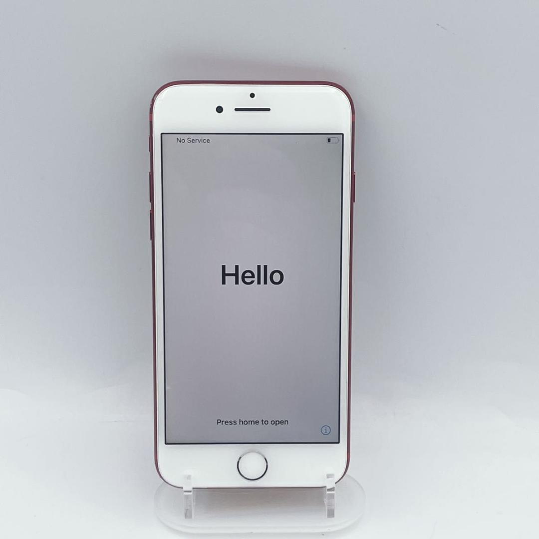 【美品】Appleアップル iPhone7 SIMフリー 128GB 赤 箱付き