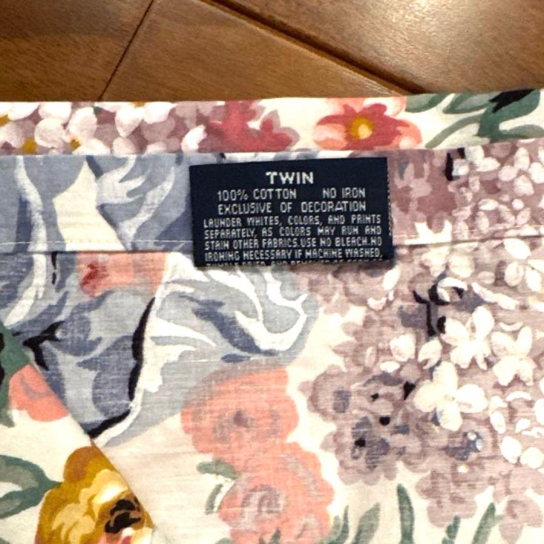 Ralph Lauren 花柄　ベットシーツ　ヴィンテージ　Allison