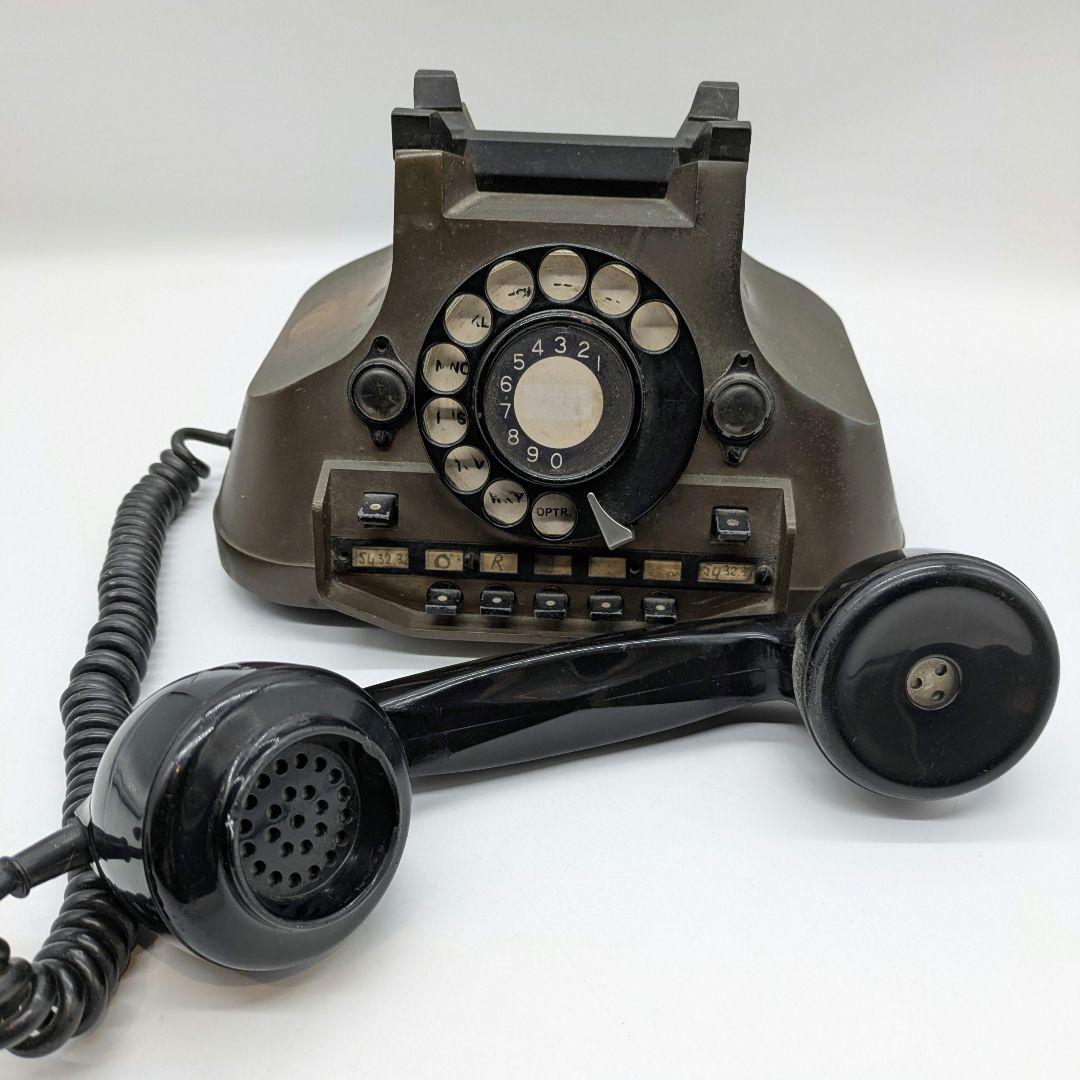 ヴィンテージ ダイヤル式電話機 レトロ 海外モデル 希少