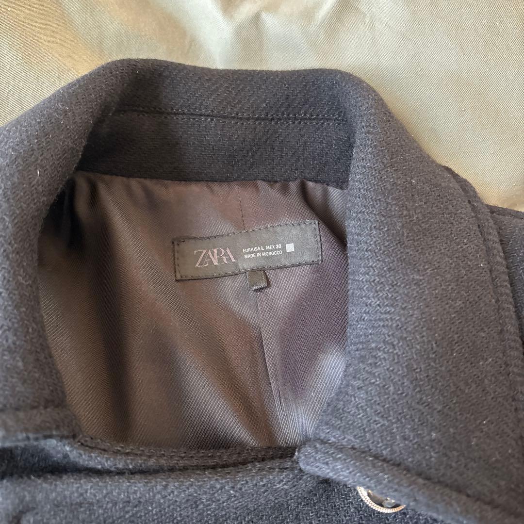 ZARA ブラック ウールコート Mサイズ