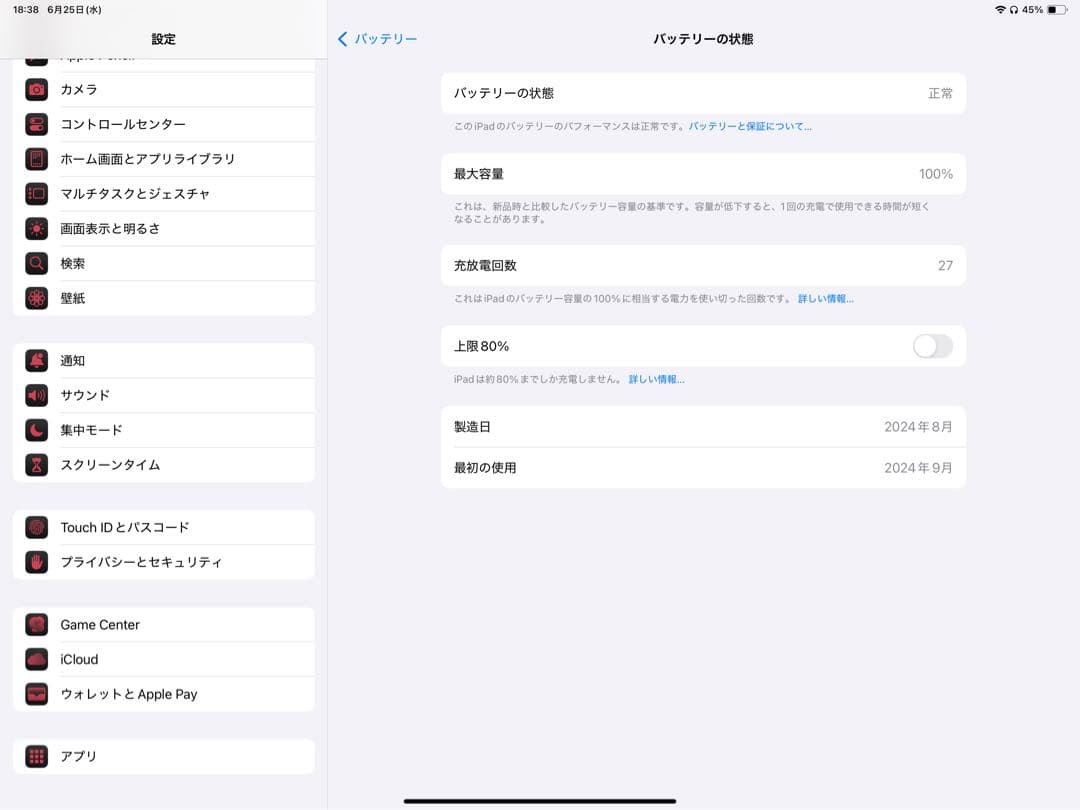 iPad air M2 13インチ+pencil pro+Smart Folio