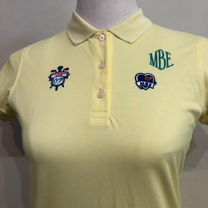 MBE マスターバニー ゴルフ ポロシャツ 日本製 レモンイエロー サイズ0