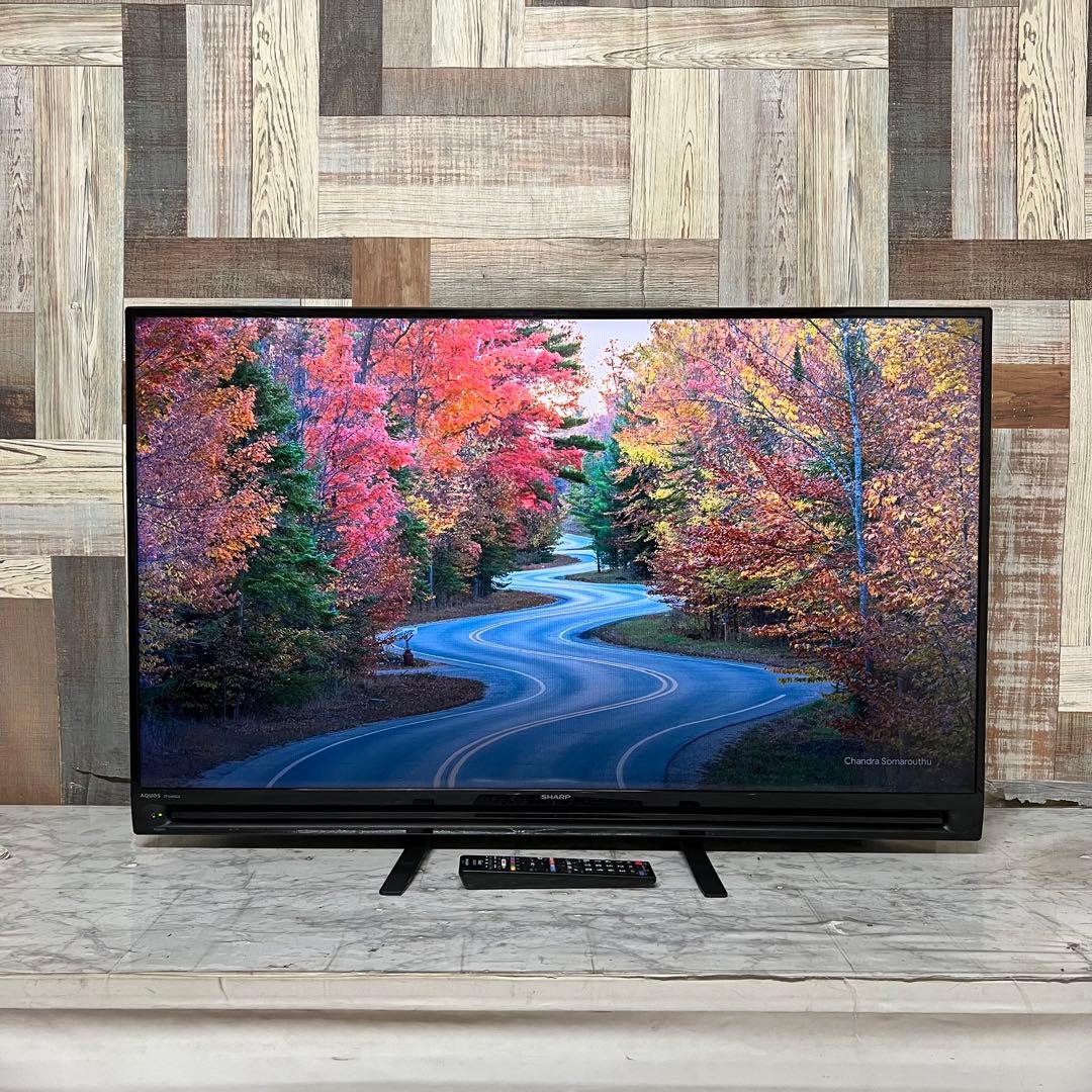 即日受渡❣️全国送料込シャープ40型液晶テレビ外付けHDD録画可　2画面機能