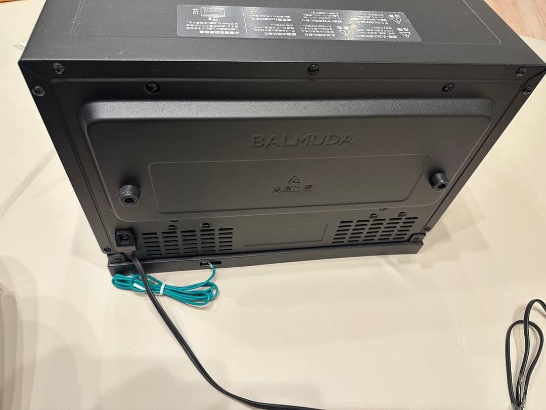 【ジャンク品】BALMUDA K04A-BK 2022年製　オーブンレンジ