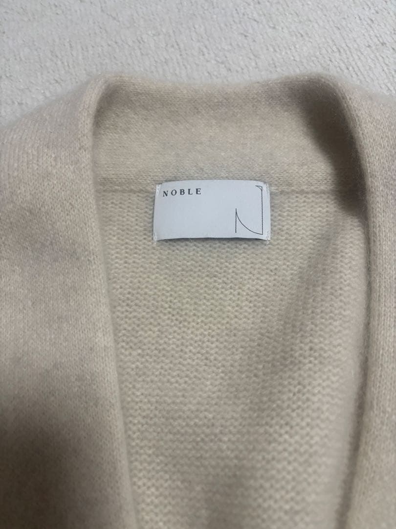 NOBLE YAKダブルボタンニットカーディガン