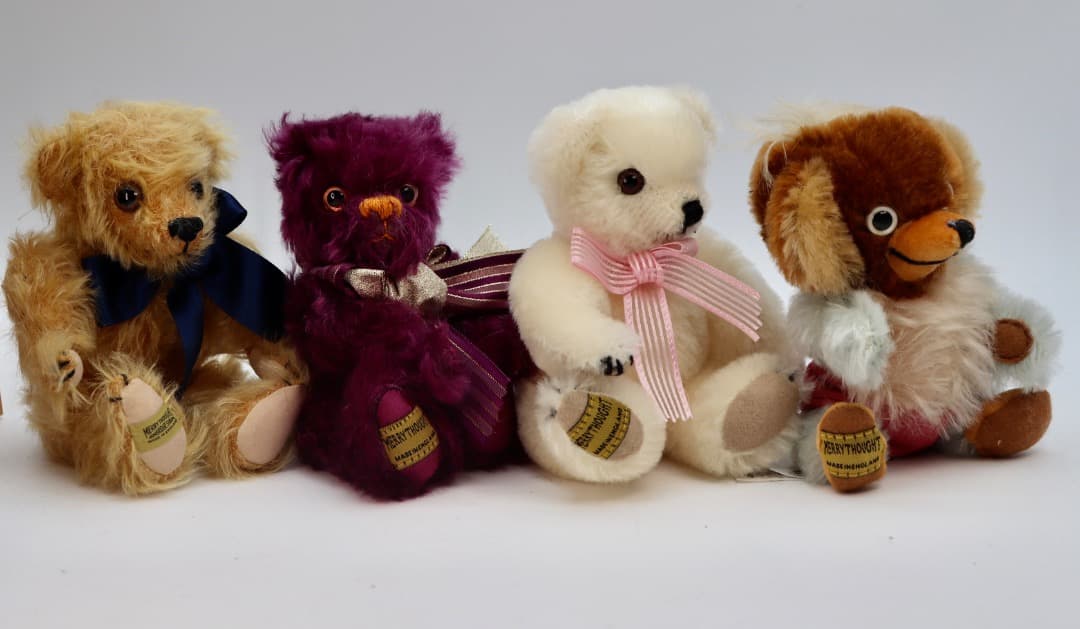 Merrythought 1999年 記念ボックスセット ４体木製ボックス入り