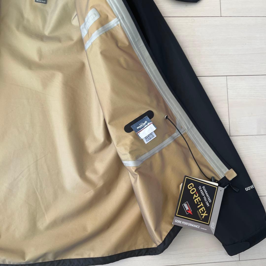 【新品】モンベル レインダンサージャケット ブラック　L 1128618袋付き