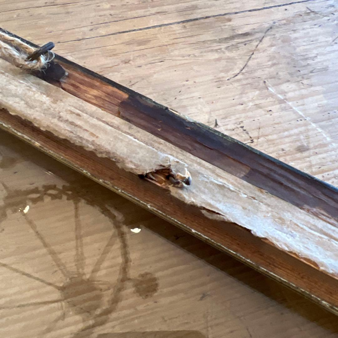 英国アンティーク装飾的金色フレーム（ガラス付き）