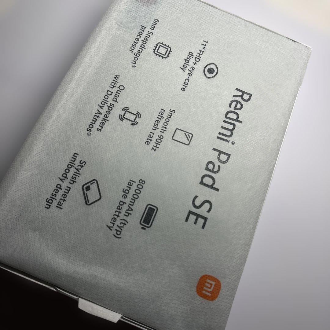ケース付き シャオミ Redmi pad se タブレット ミントグリーン本体
