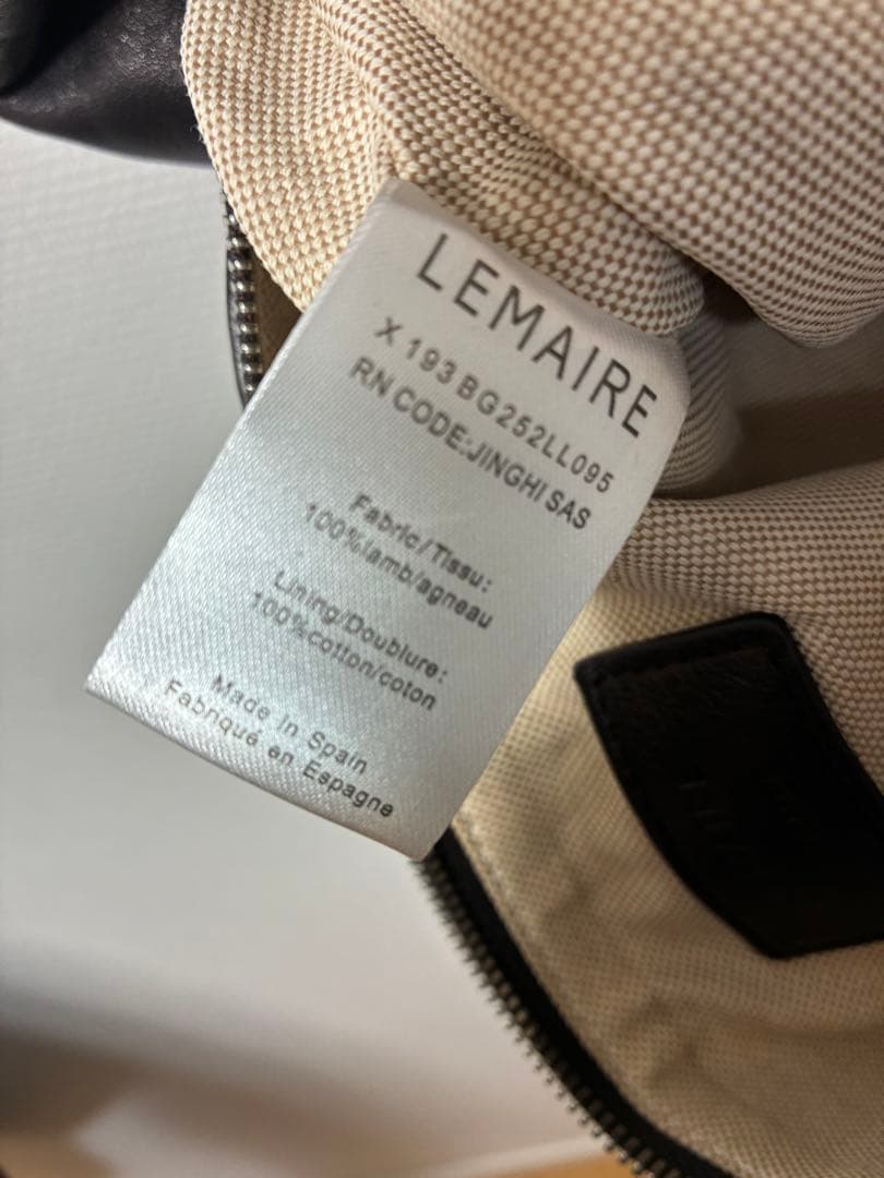 美品 Lemaire（ルメール）スペイン製 レザーバッグ