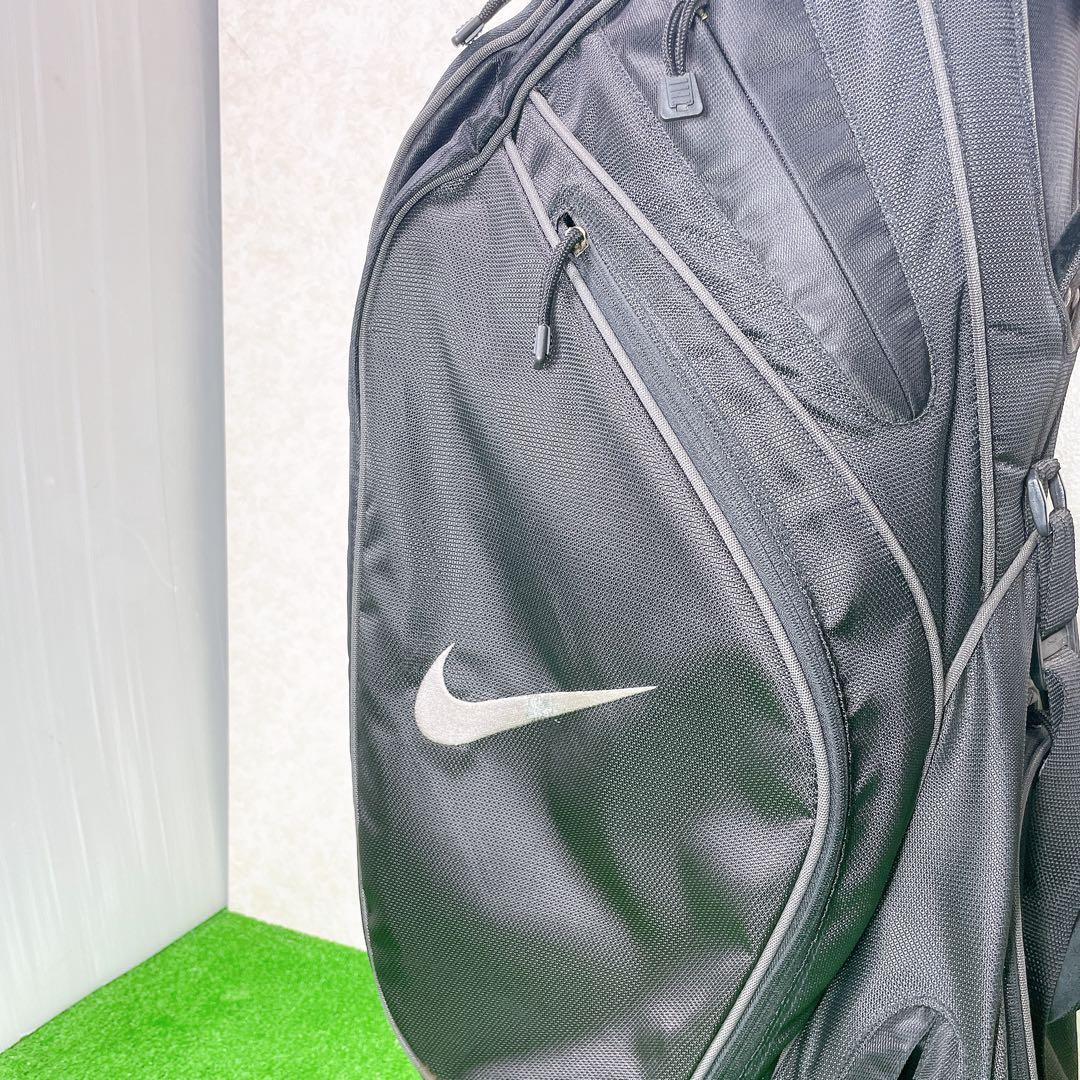 良品！Nike スタイリッシュキャディバッグ ブラック　軽量　おまけ付