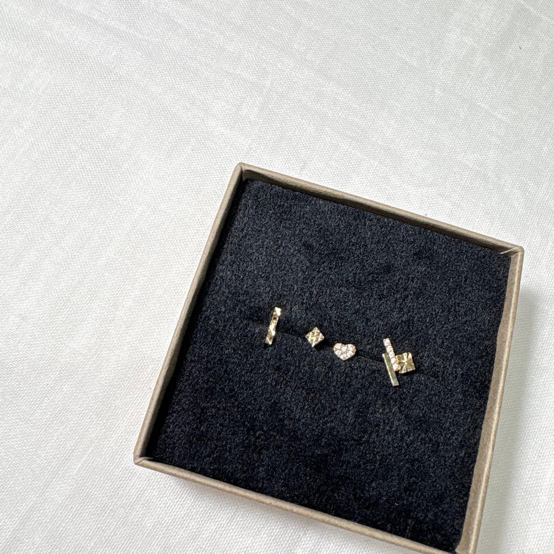 CANAL Accessory 10K ゴールドピアス バラ売り可