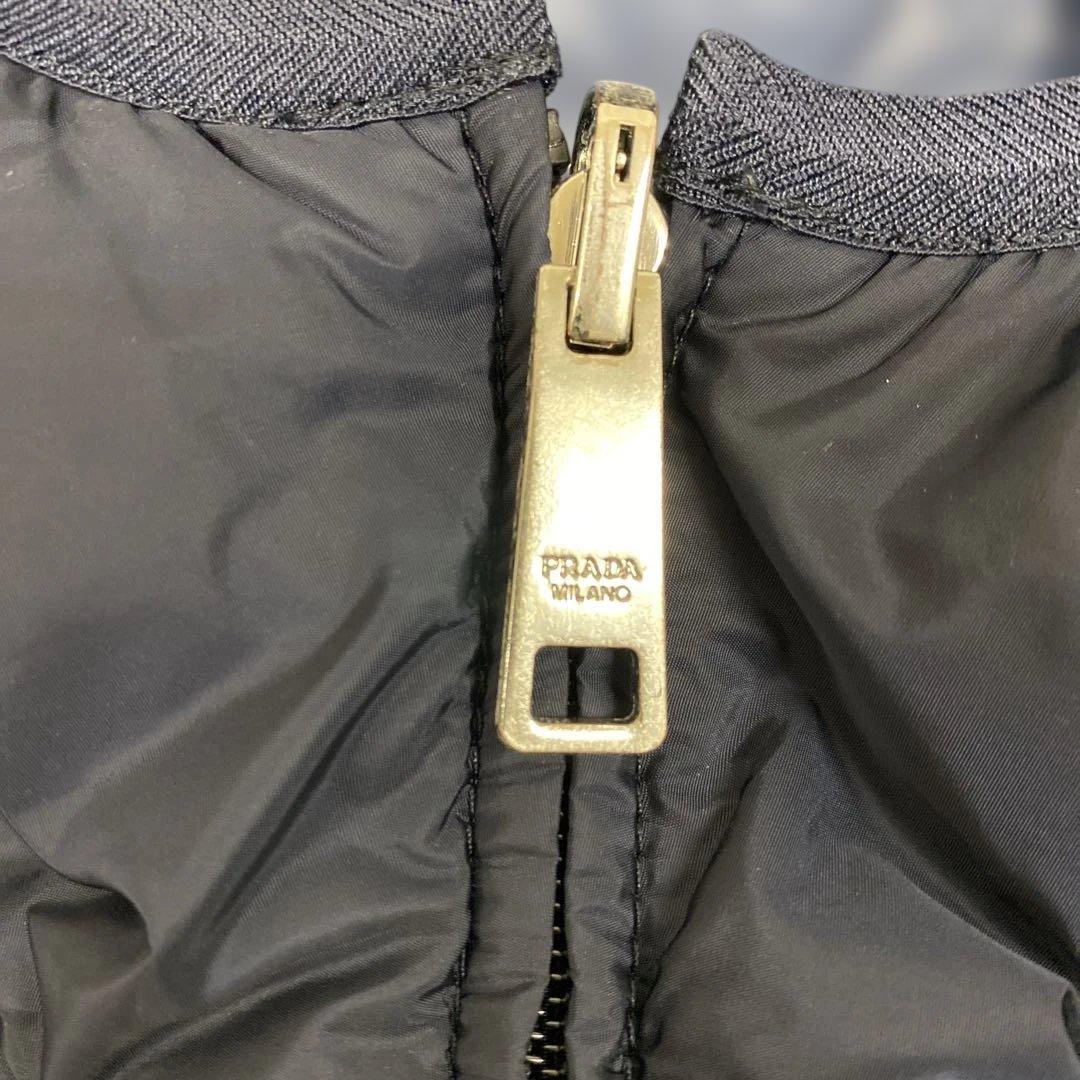 PRADA プラダ SGH037 ナイロンフーデッドジャケット ネイビー メンズ