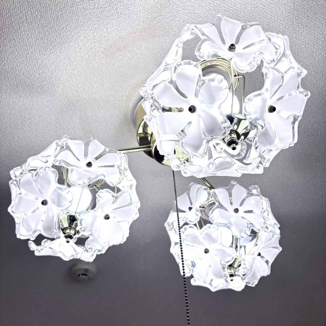 キシマ KISHIMA シーリングライト 3灯 シャンデリア GEM-6901