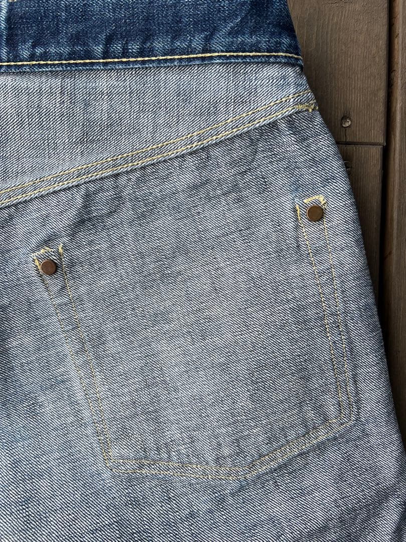 オールド ウェアハウス 10周年1003XX 大戦モデル 赤ペンキ 34インチ