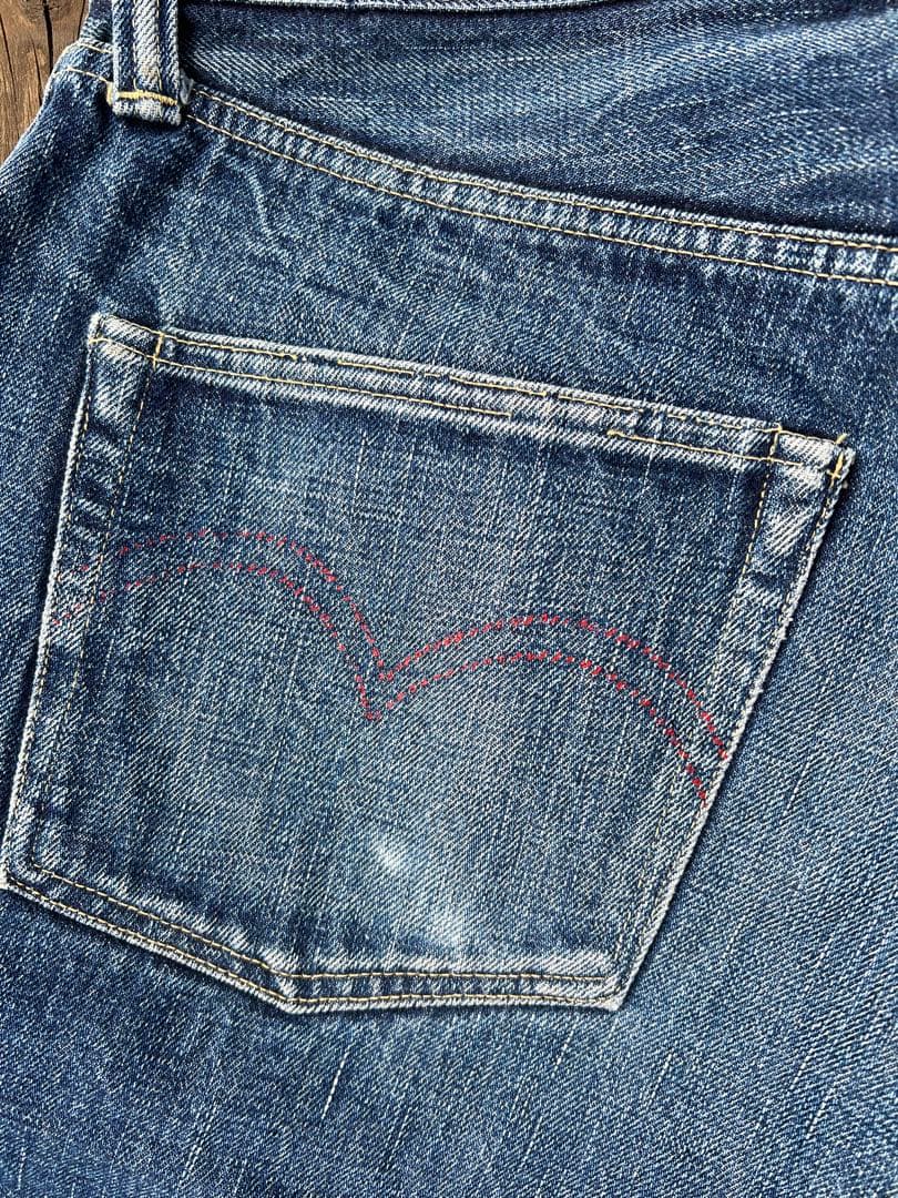 オールド ウェアハウス 10周年1003XX 大戦モデル 赤ペンキ 34インチ